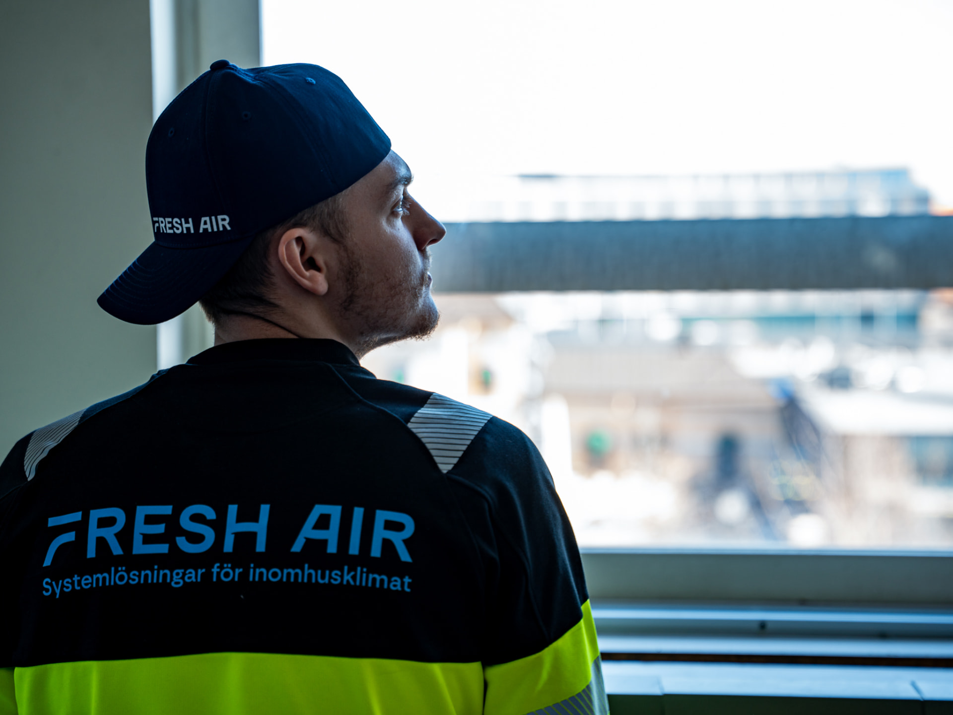Fresh Air medarbetare på arbetsplats